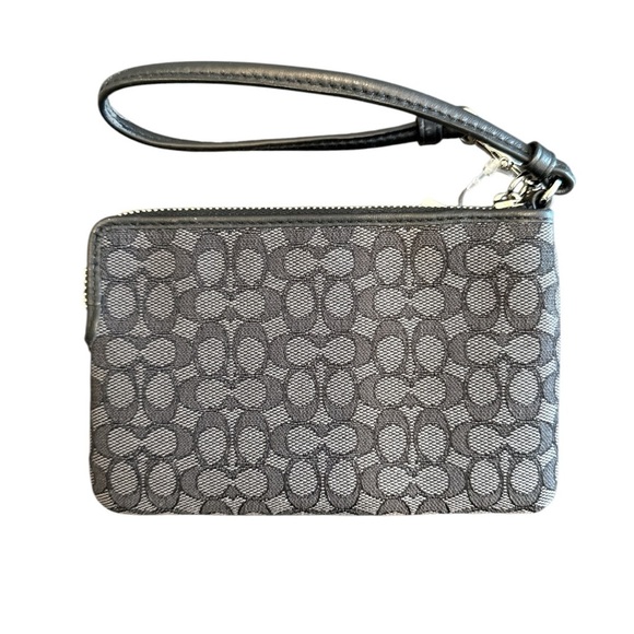 Coach Signature Wristlet – Black Smoke – NWT – Style S2574 - Picture 2 of 5